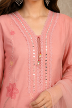 Peach suit